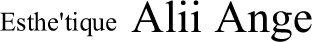 aliiange